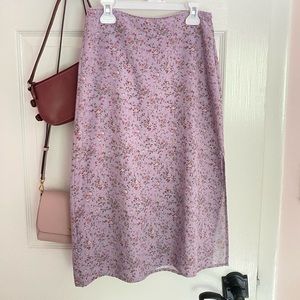 brandy purple robins egg midi skirt